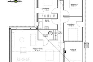 maison individuelle Idhome plan 95m²
